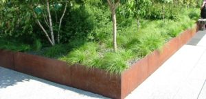 jardiniere en acier corten