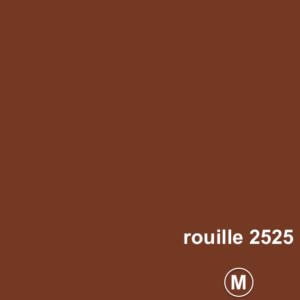 M rouille RAL 2525