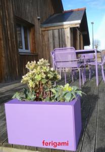 jardinieres FERIGAMI modulaires pour terrasse