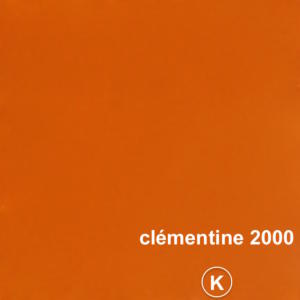 jardinière metal couleur clémentine RAL 2000
