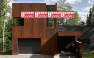 acier corten architecture ferigami