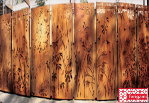 bardage corten ferigami