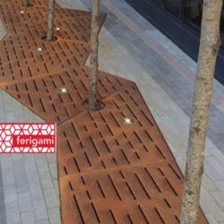 corten grille chemin FERIGAMI