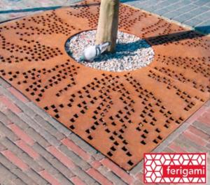 grille corten ferigami