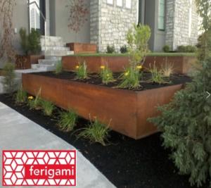 jardin corten ferigami