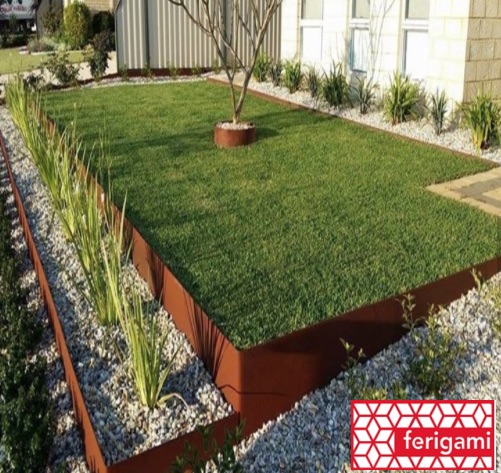 Bordure jardin acier corten