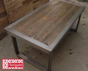 table acier metal ferigami
