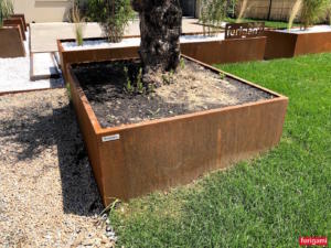 jardinieres corten