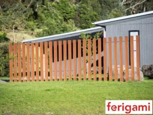 cloture corten ferigami