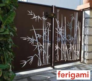 PORTAIL ACIER CORTEN