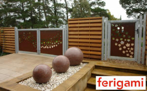 PORTAIL ACIER CORTEN