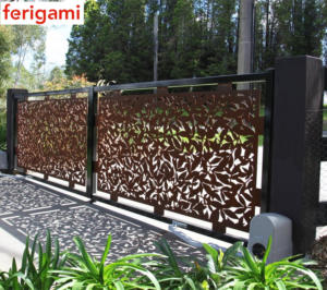 PORTAIL ACIER CORTEN FERIGAMI