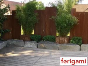 tole deco jardin ferigami