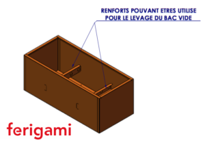 JARDINIERE ACIER CORTEN