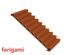 escaliers corten