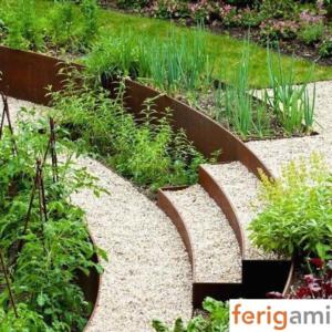 bordure de jardin metal