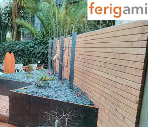 jardiniere triangle corten