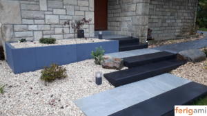 jardinieres corten hautes