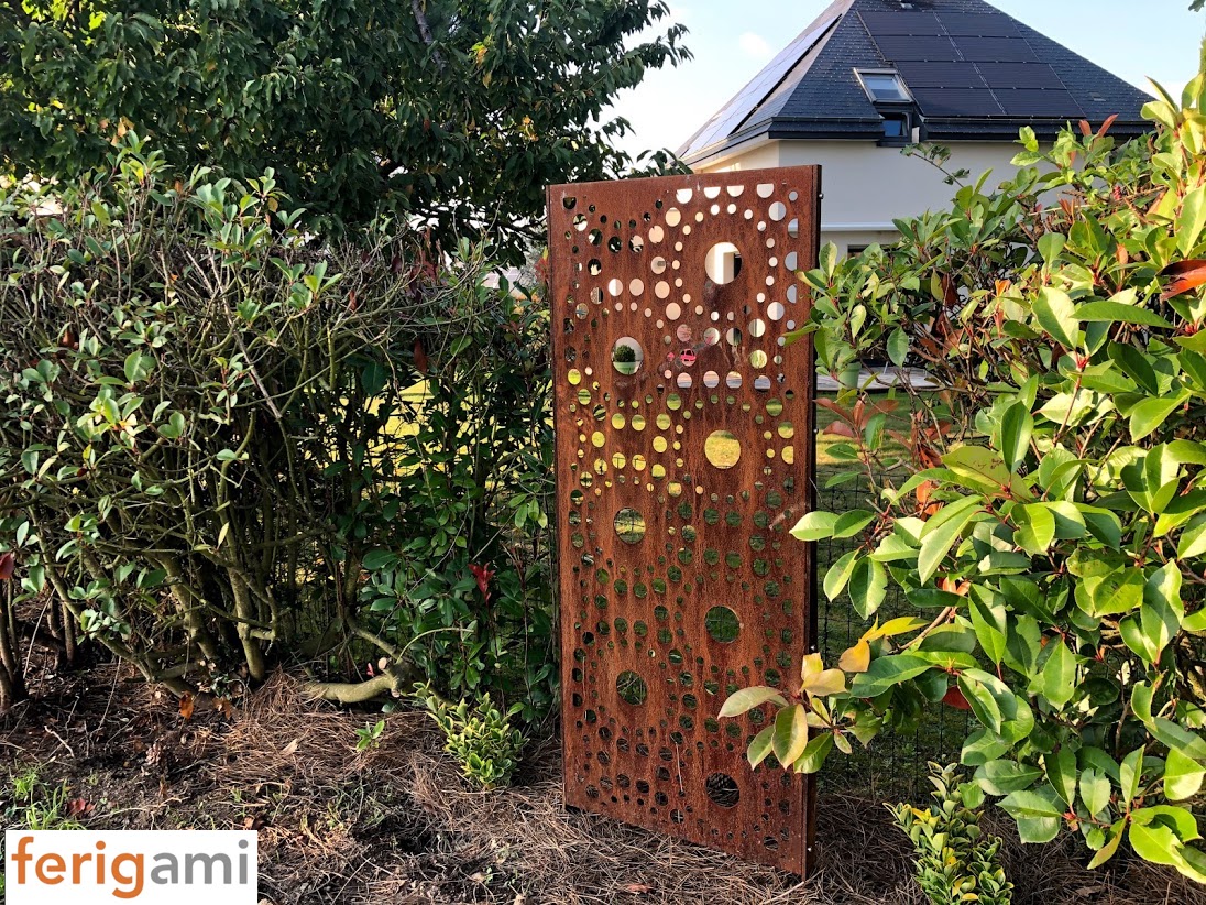 Panneaux décoratifs en acier corten H. 180cm - Bord de mer, vente