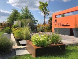 Jardinière corten Ferigami